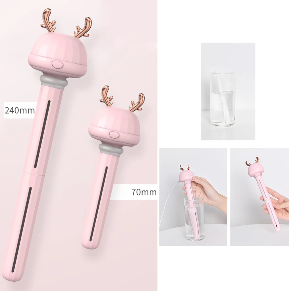 USB Portable Mini Air Humidifier Water Bottle Aroma Air Diffuser Mist Maker for Car Home Office Humidification Detachable