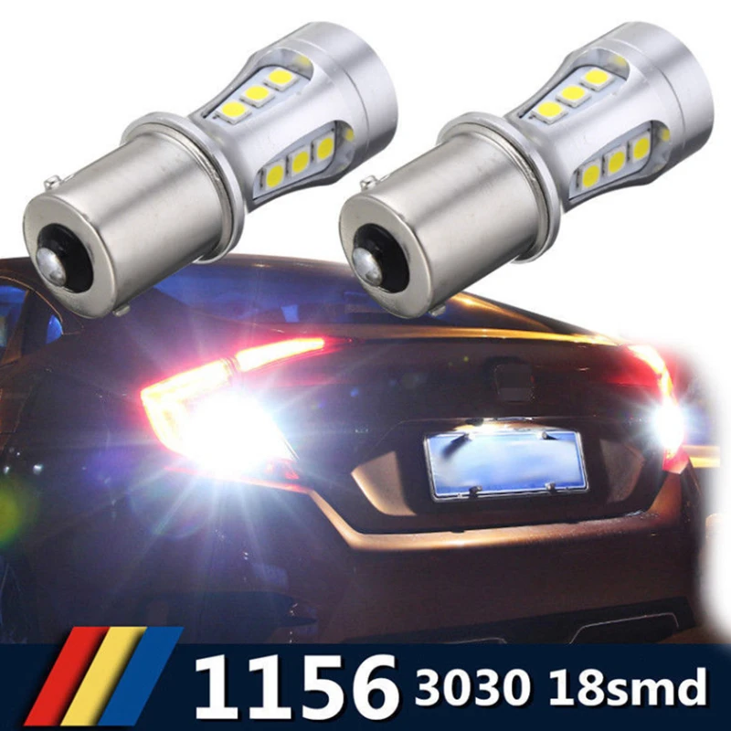 1 автомобильная светодиодная лампа P21W BAY15D PY21W BA15S P21/5 W с указателем поворота 1156 1157