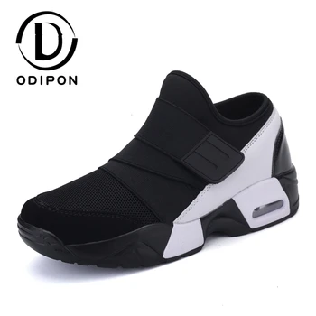 

Mens Sport Running Shoes Woman Air Cushion Breathable Casual Streetwear Boty Autumn Winter Increasing Jogging Sneakers Size36-44