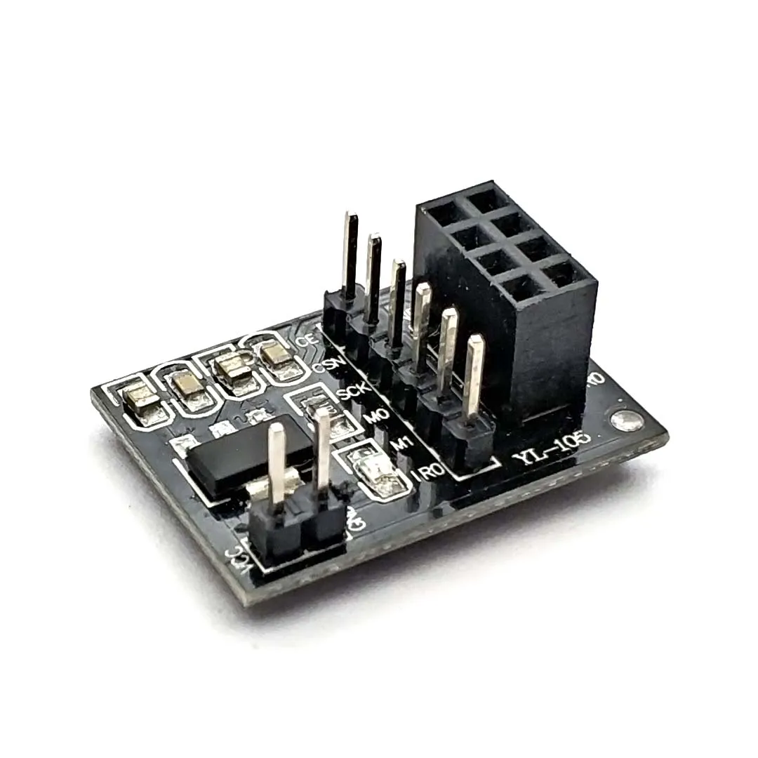 Модуль беспроводного адаптера NRF24L01 3 В Новая плата гнезда для 8Pin робота