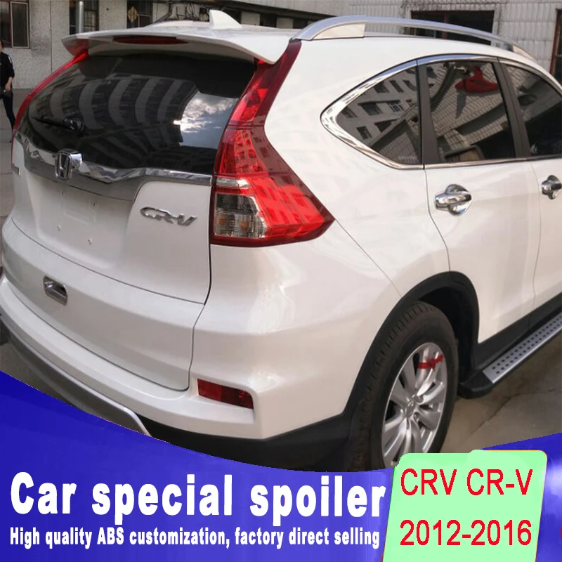 Новый дизайнерский спойлер для Honda CRV CR V прочная Лента стабильный из АБС пластика