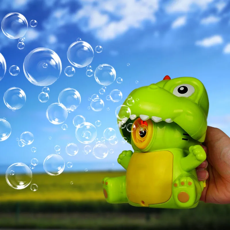 

kids toys Mouse dinosaur bubble machine fully automatic bubble gun children bubble toys