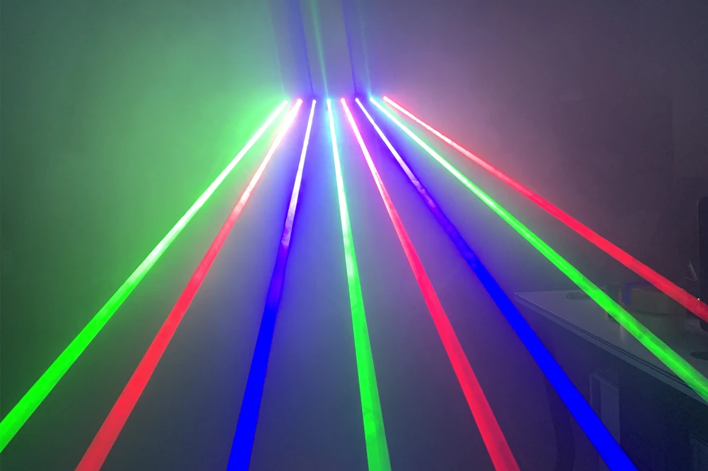 Лазерный светильник с 8 глазами s R G RGB луч dmx движущаяся головка лазерный