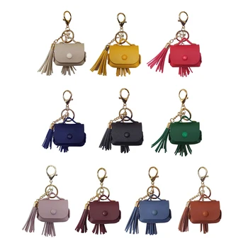

CHIPAL Tassel Ring Leather Cover for Airpods Pro Silicone Case for Apple Airpod Air Pod 3 Wireless Bluetooth Headphone Protector