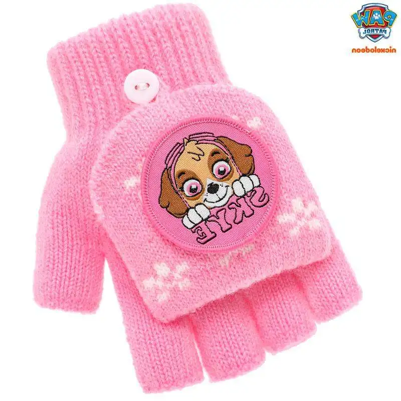  2019 Original Paw Patrol children's glove Kindergarten toy Rubber chase skye everest toys Kids Birt - 4000112743056