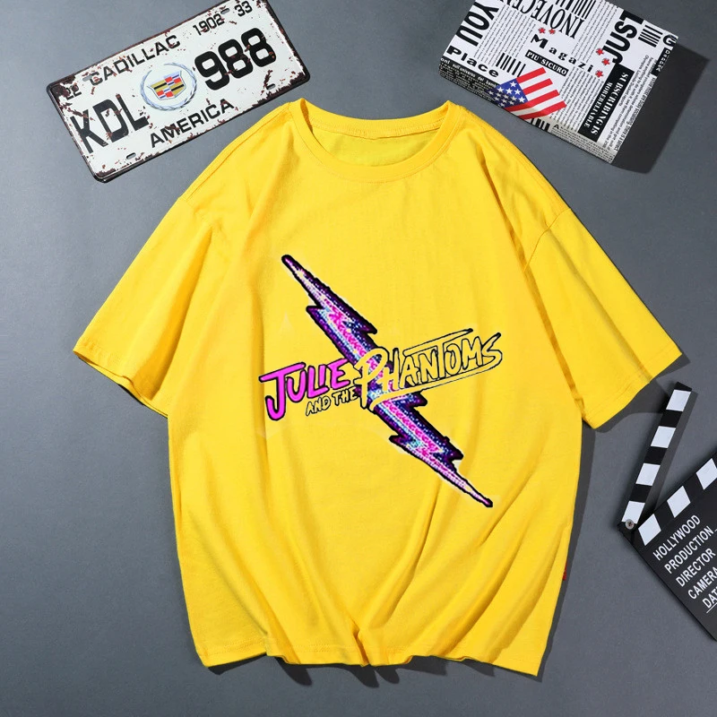 

Cool Julie And The Phantoms Graphic Tshirt Women Vogue Hip Hop T Shirt Femme Harajuku Shirt White Casual Female T-Shirt Tops