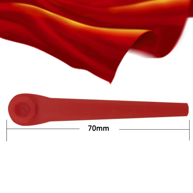 100 шт. пластиковые лезвия для стрижки травы сменные газонокосилки триммер
