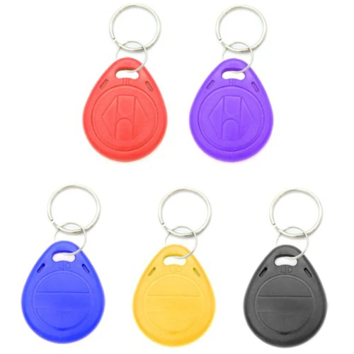 5PC Keys 125 кГц Перезаписываемый RFID Копир писатель Дубликатор Программист считыватель T5577 EM4305 5200 RF ID брелоки бирки карты управления считыватели карт - Цвет: 5PC Keys