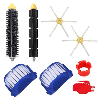 

Bristle & Flexible Beater & 6-armed Brush & Aero Vac Filter For iRobot Roomba 600 620 630 650 660 Robot Vacuum Cleaner Accessory