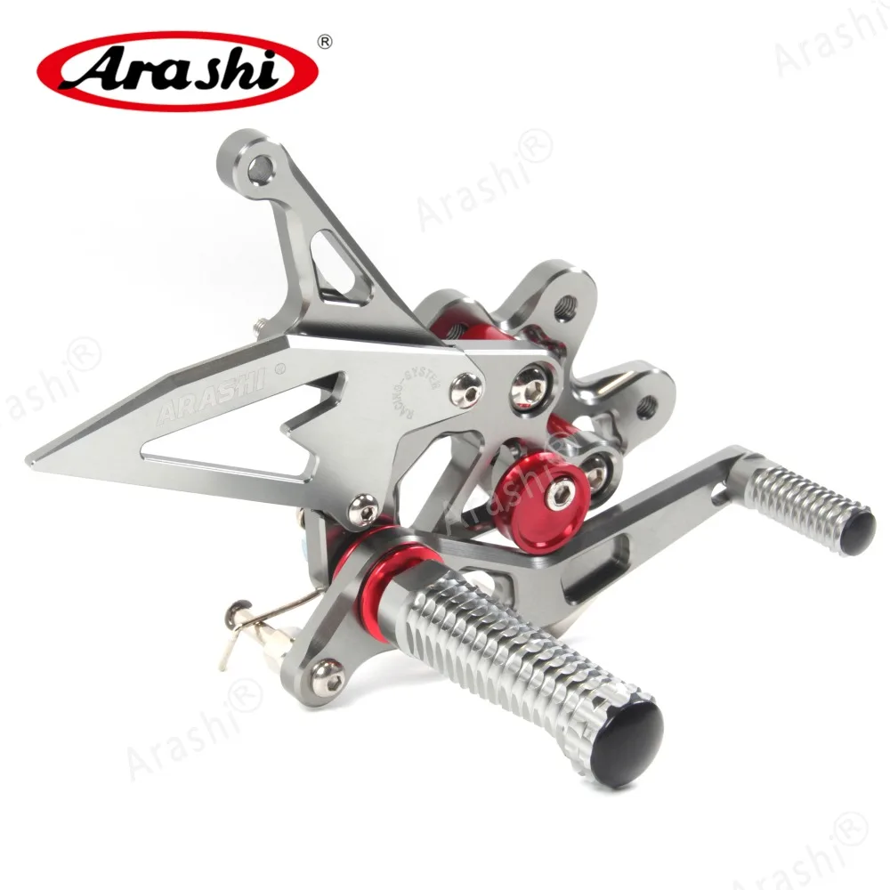 Араши для SUZUKI GSXR600 GSXR750 2011- ЧПУ Rider Rearset Регулируемые подножки GSXR 600, 11, 12, 13, 14, 15, 16, 17, 1 комплект