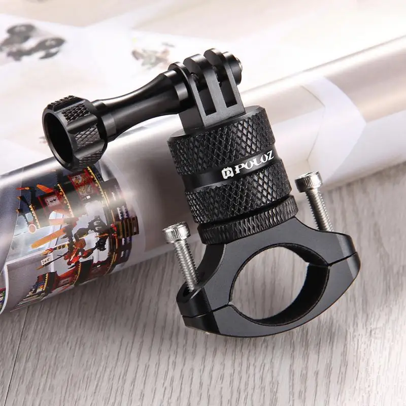 360 Degree Rotation Bike Aluminum Handlebar Adapter Mount With Screw For GoPro For OSMO Action Other Action Cameras Stand 360 Degree Rotation Bike Aluminum Handlebar Adapter Mount With Screw For GoPro For OSMO Action Other Action Cameras Stand