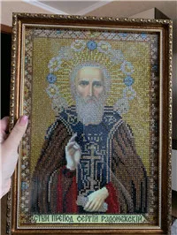 24x34cm Diy Алмазная вышивка крестиком религиозная икона Кристальный бриллиант подарок мозаика настоящая религиозная Алмазная вышивка Стразы - Цвет: 24x34cm