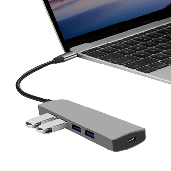 

DataRoad Type C To Multi USB 3.1 Splitter Adapter 5 Ports For MacBook Pro USB Type-C Splitter Port HUB For PC Laptop HUB USB