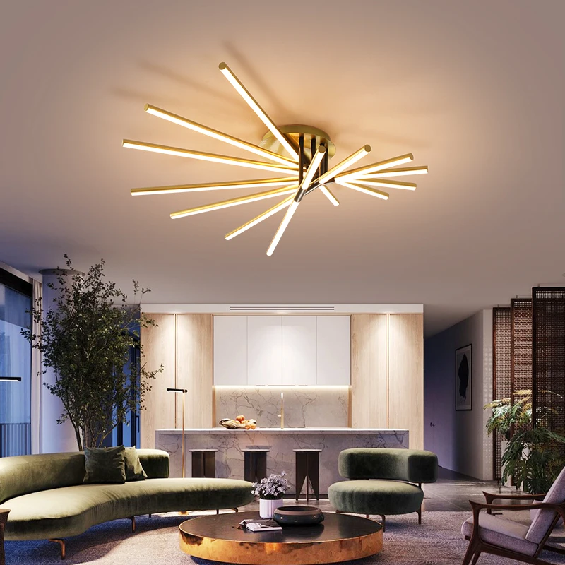 

Modern Branch Chandelier Ceiling Rotatable LED Ceiling Lamp For Living Room DIY Bedroom Ceiling Lights
