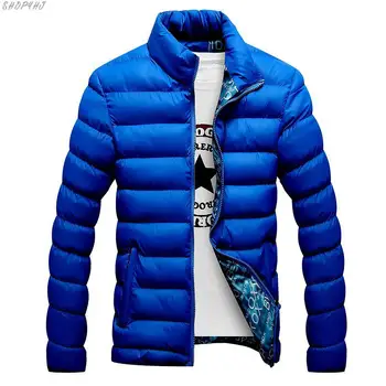 

Men Autumn Winter Warm Outwear Brand Slim Mens Coats Casual Windbreaker Quilted Jackets Men M-6XL New Winter Jackets Parka