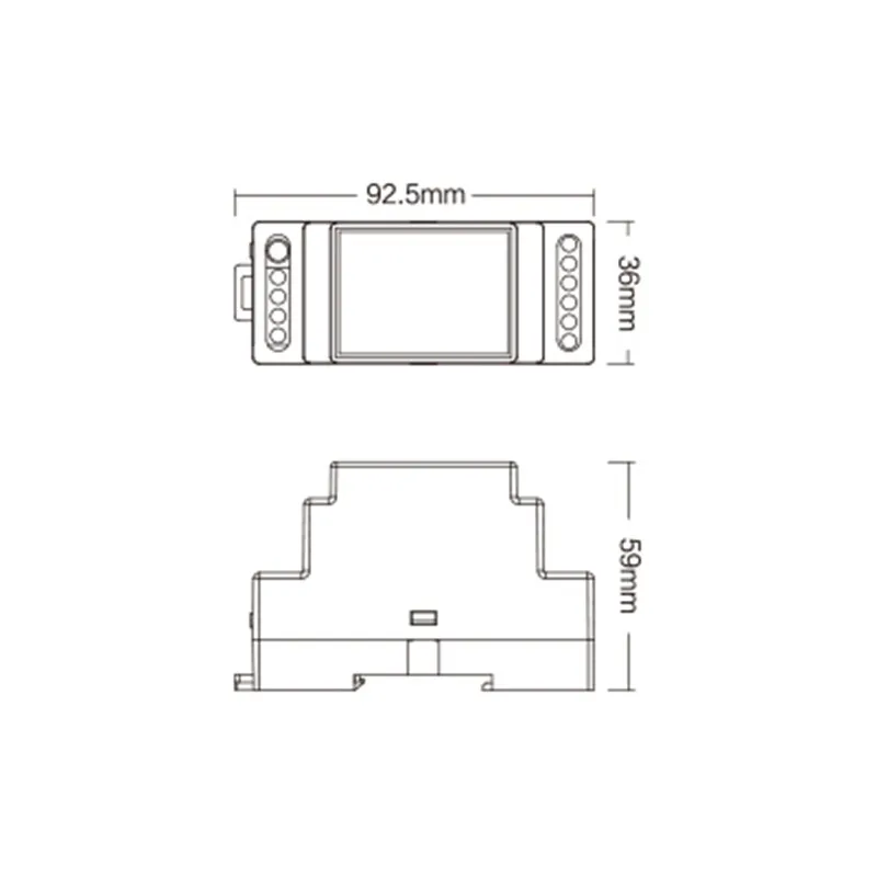 Miboxer DL-POW1 DC16V DIN Rail DALI Bus блок питания 4 Вт Max250mA светодиодный трансформатор для AC 110 В 220 В DALI RGB CCT светодиодный светильник