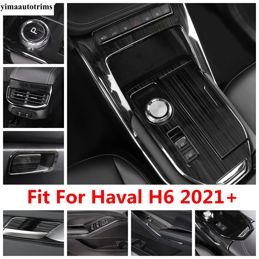 

Start Stop Buton Window Lift Gear Panel GLove Box Armrest Handle Strip Cover Trim For Haval H6 2021 2022 Interior Accessories