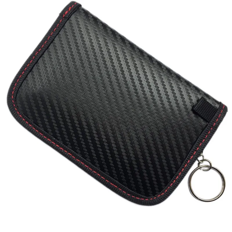 

Signal blocking bag RFID Signal Shielding Car Key Case Double-Layer Card Bag Mobile Phone Radiation-Proof Wallet