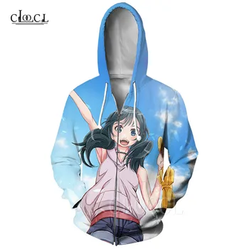 

Fashion Zipper Hoodies Weathering with You Anime 3D Print Men Hip Hop Zip Zipper Streetwear Japanese Harajuku Sweatshirt Hoddies