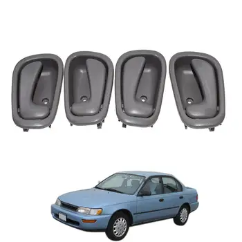 

4PCS Inner Door Clasp For Toyota Corolla 98-02 Inside Inner Door Handle Grey Front Rear Left Right New