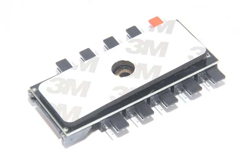 Newest Black 1 to 10 PC Cooler Cooling Fan Hub Splitter Cable Pwm SATA 12V Power Supply Speed Adapter for Computer Miner Mining