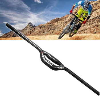 

Carbon Fiber Bicycle Handlebar 3K Lightweight Mountain Bike Handlebar 25.4/31.8mm MTB Road Bike Swallow Riser Bar Bike Parts