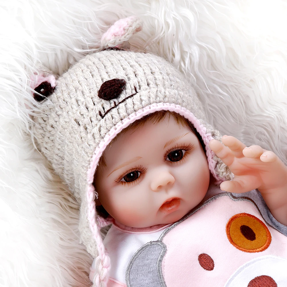 NPK 48 см 18 дюймов bebe Кукла reborn baby Сладкий Близнецы розовый и синий полный тело Мягкая силиконовая Мягкая кукла для малышей игрушка для ванны Anatom