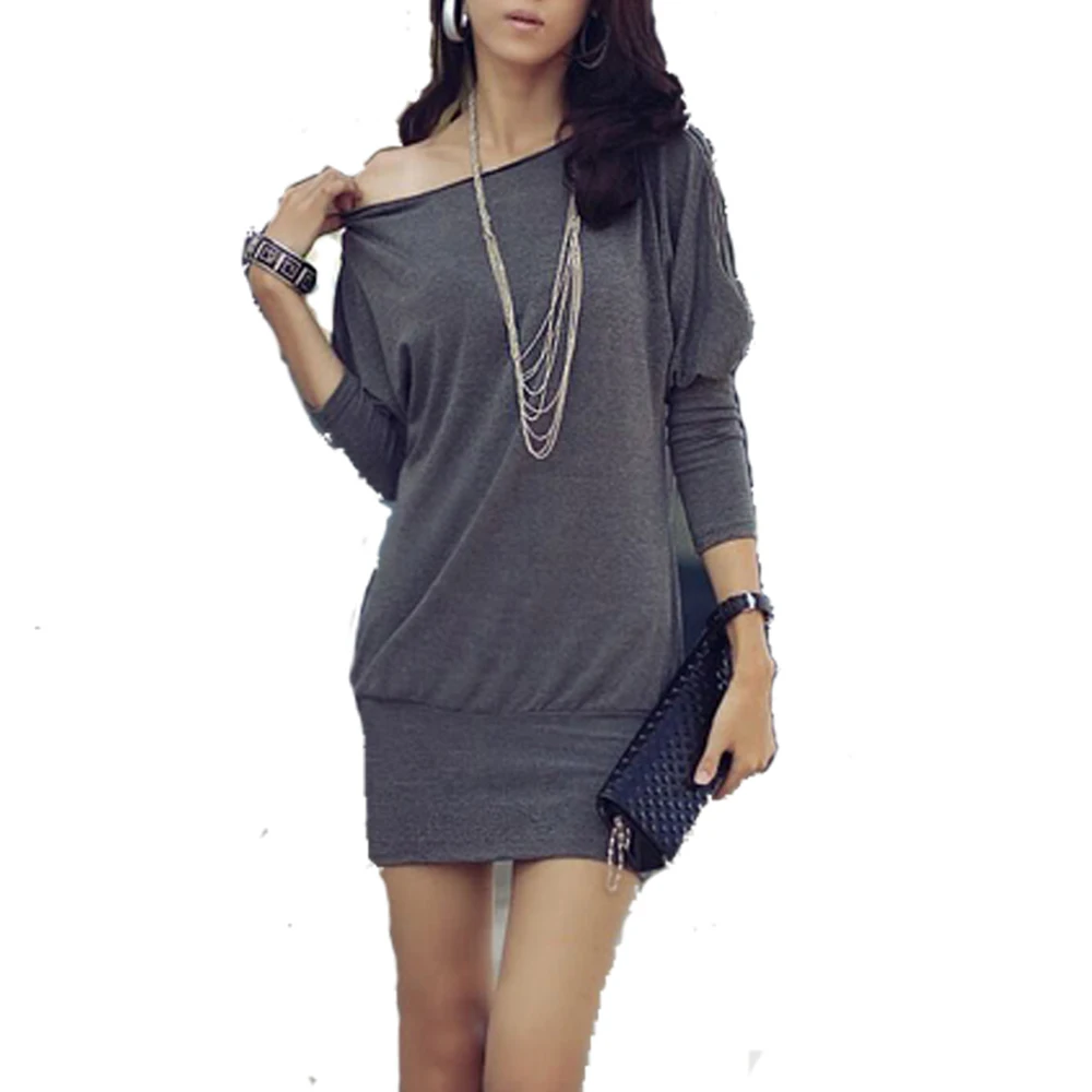 

Autumn Basic Casual Brief Solid color Loose Tops Warmer Soft Tees E353