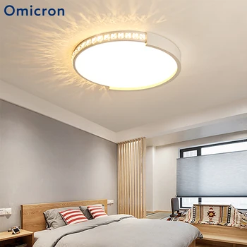 

Omicron LED Chandelier Dimming Remote Control Crystal Decoration For Living Room Bedroom Home Chandelier Ceiling Fixtures