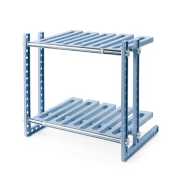 

Multi-layer Storage Rack Kitchen Shelves Scalable Adjustable Stainless Steel Shelf-Brown Suitable For Storing Laundry Supplies
