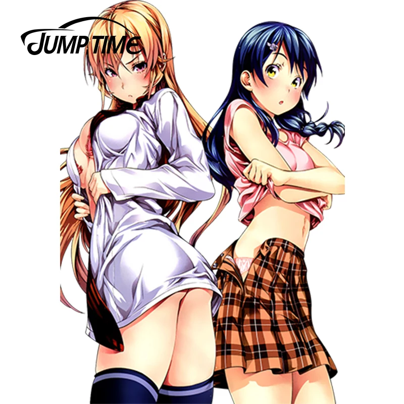 JumpTime 13 см x 9 1 популярные аниме Shokugeki no Souma наклейки 3D на автомобиль