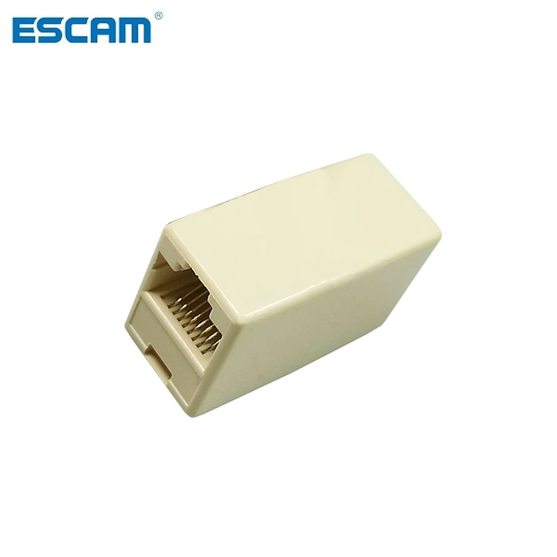 ESCAM CAT5 CAT5e Ethernet адаптер 8P8C RJ45 разъем Сетевой удлинитель для кабеля Мама