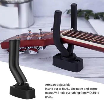 

Wall Mounted Guitar Hanger Hook Non-slip Holder Guitarra Stand Ukulele Musical Instrument Dodatki Lazienkowe Accessories вешалка