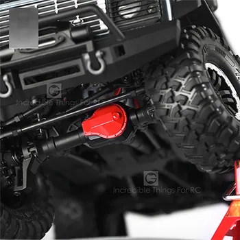 

2pcs Front and Rear Metal Axle Housing Diff Cover for 1/10 Traxxas TRX4 Defender RC Car Parts Accessories