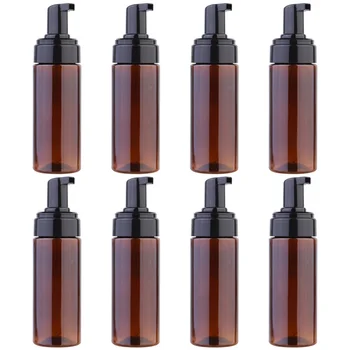 

8pcs 150ml Foam Maker Bottle Portable Cleansing Milk Bubble Bottle Reusable Travel Lotion Bottle with Pump Head Foming Bottle