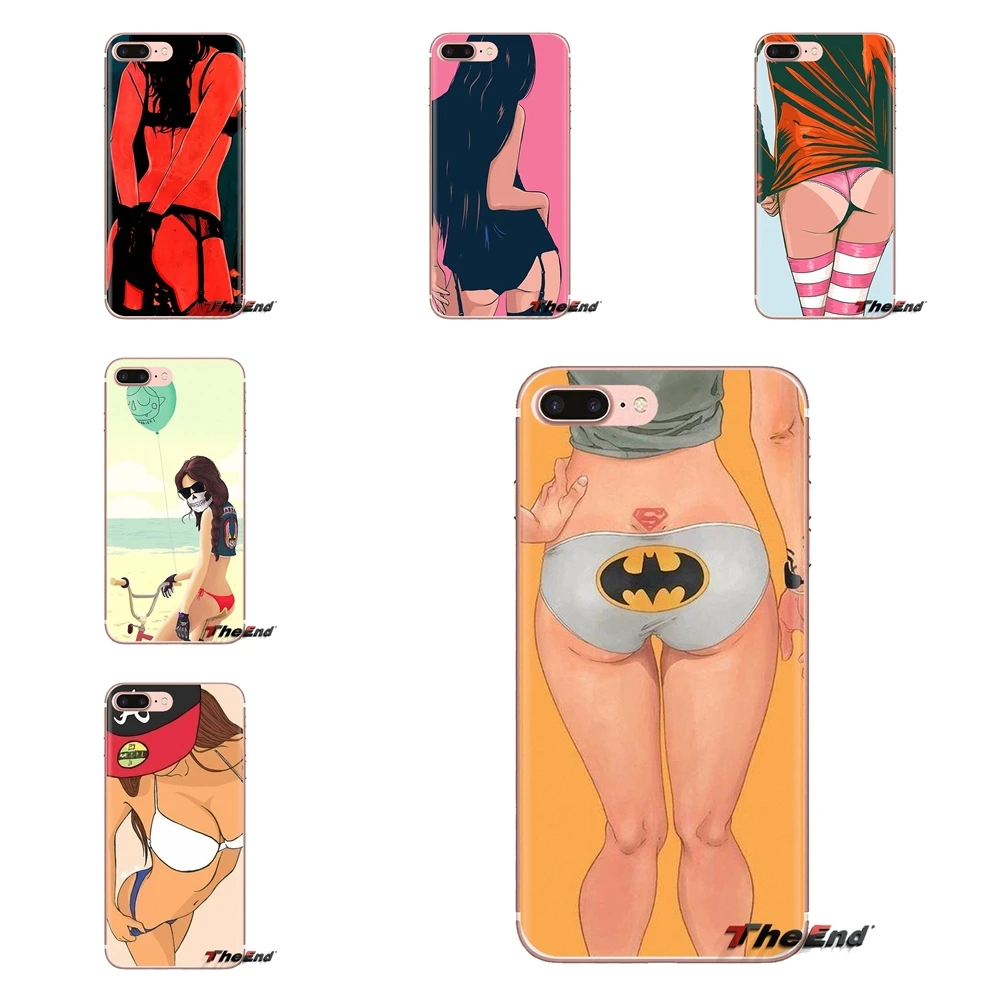 Для iPhone XS Max XR X 4 4s 5 5S 5C SE 6 6S 7 8 Plus samsung Galaxy J1 J3 J5 J7 A3 A5 TPU Чехлы сексуальные женские