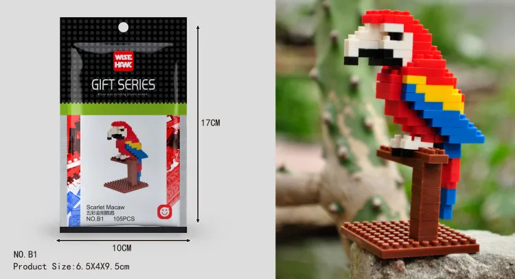 Animal Series Mini Building Blocks Set