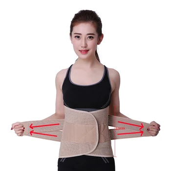 

Waist Support Belt Back Waist Trimmer Belt Gym Train Lumbar Support Waist Back Strap Sports Muscle Compression