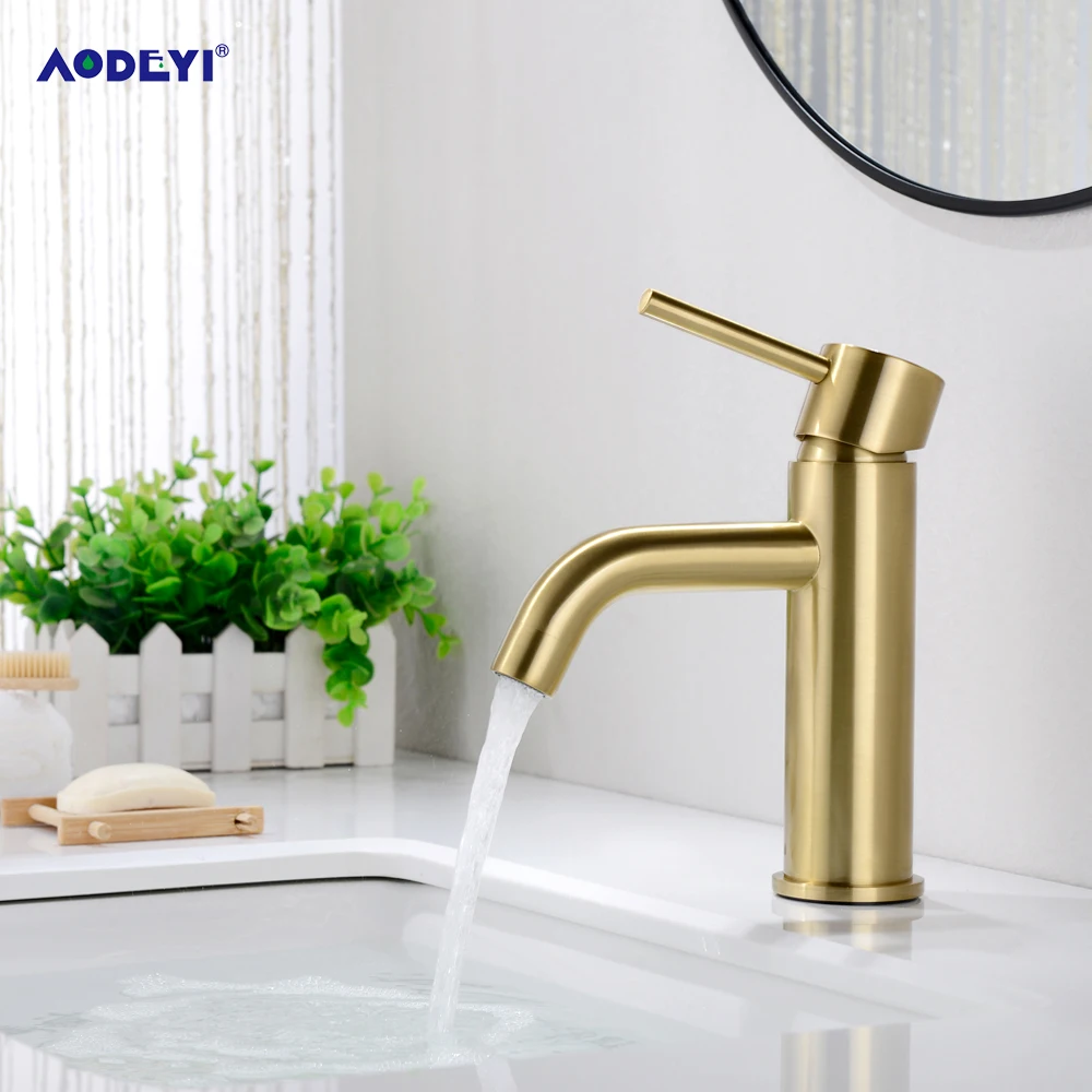 Faucet Aerator Bathroom Sink Faucets Kitchen Basin Mixer Tap for Hot/Cold Water 