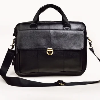 

Men's leather business Shoulder Bag Handbag classic horizontal business men's bag real leather bag computer bag public bag