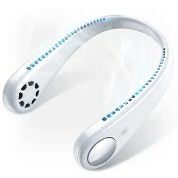 

Mini USB Portable Neck Fan Hanging Fan Neckband with Rechargeable Battery Handheld Fan Air Conditioner for Home Arctic Air