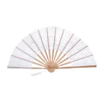 

Lace Decorative Folding Fan And Small Lace Umbrella Chinese Wedding Party Home Decoration Ornaments