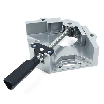 

Single Handle Aluminum Alloy Right Angle Clamp Photo Frame Angle Flat Pliers Adjustable To Align & Hold Workpieces For Welding