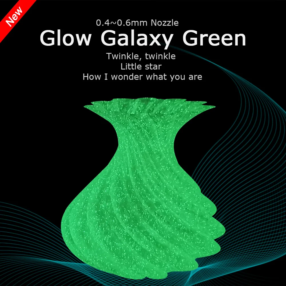 Luminous PLA Filament Glow in the Dark 1.75mm 1kg Plastic 3D Printer Filament 10m 100g High Quality for 3d Printing