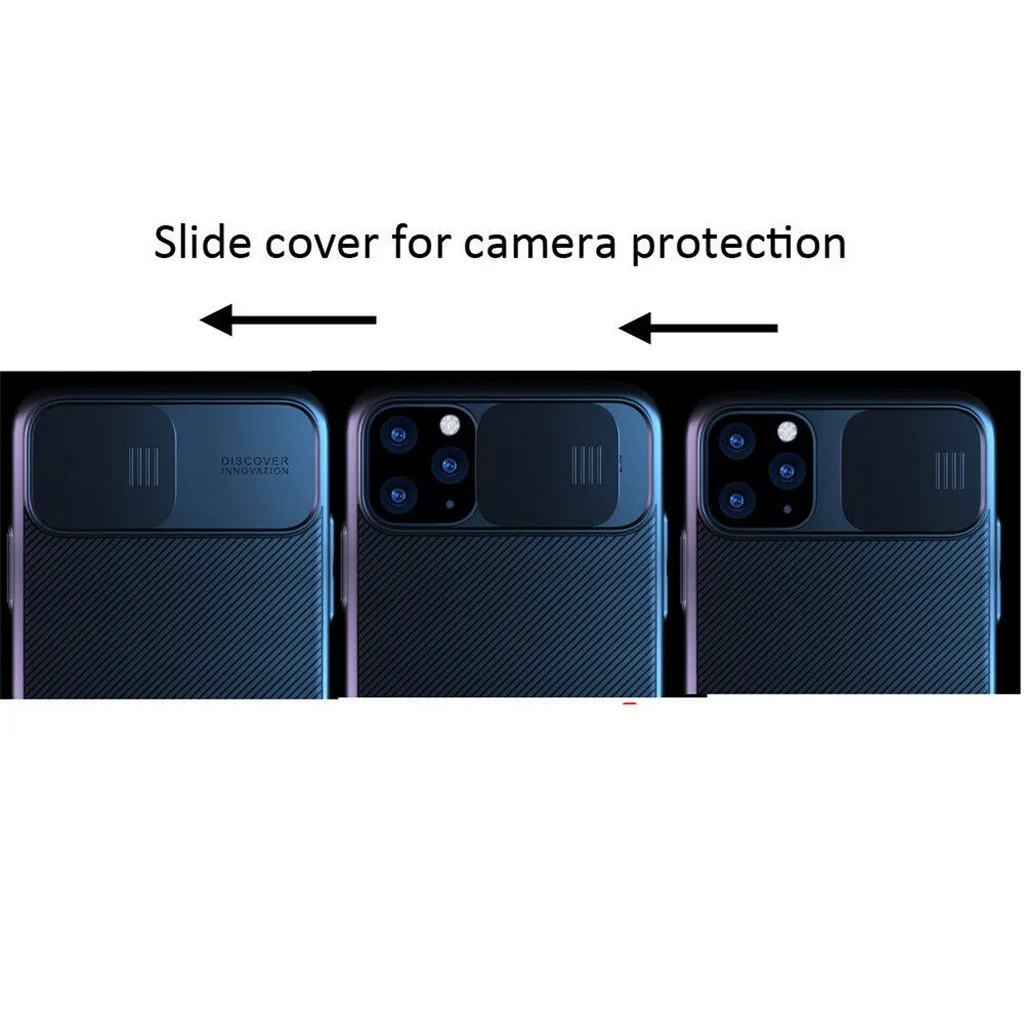 HD прозрачное закаленное стекло экрана слайд-камера Крышка для iPhone 11Pro Max 6,5 дюймов Объектив Закаленное стекло протектор Cover-L1106