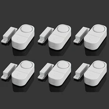 

9V Home Alarm Wireless Remote Control Window Sensor 120dB Security Door Alarm Sensor Battery Magnetic Switch Anti Theft Alarm
