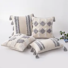 Spedizione gratuita 45*45/30*50cm marocco Boho trapuntato stile nordico federa cuscino lungo cotone decorazione cuscino No Core G