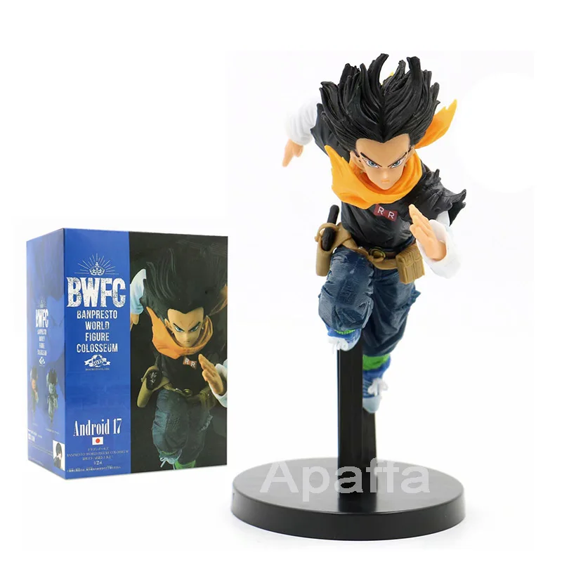 

2019 Dragon Ball Z Android 17 Action Figure Toys Sprinting Ver. DBZ Goku Fighter Lazuli PVC Collection Model 17cm Gift
