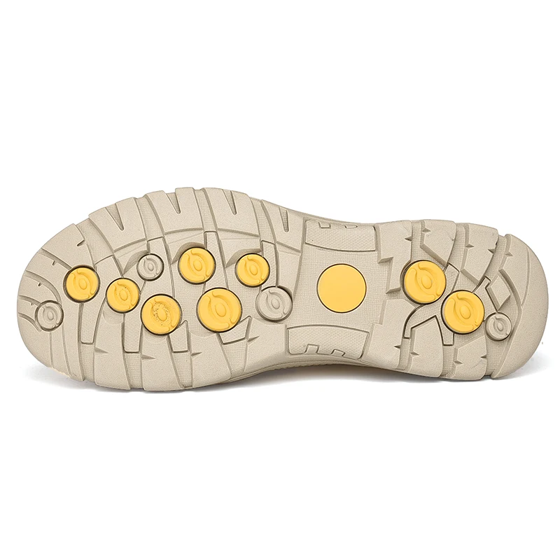 Suede Leather And Mesh Fashion Men's Sneakers Comfortable Man Casual Shoes Outdoor Non-slip Breathable Shoes Men