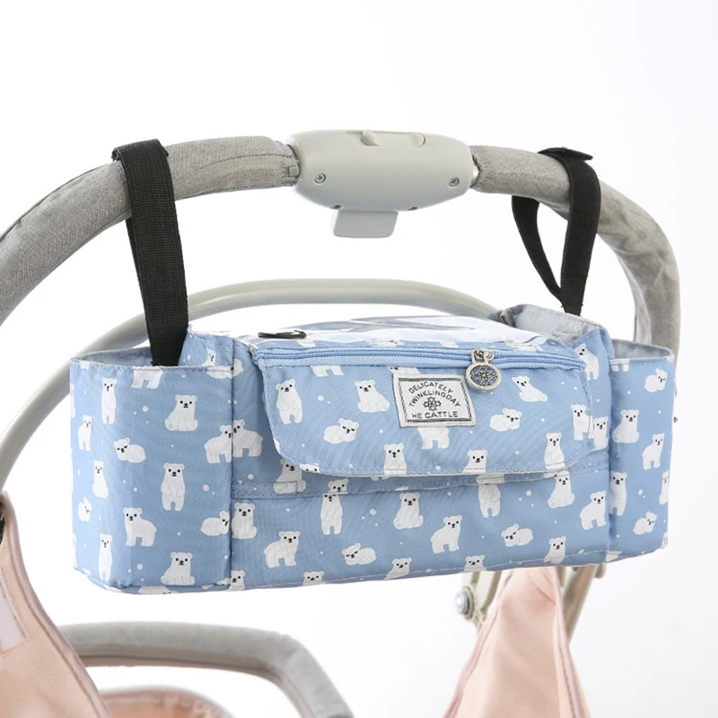 

Baby Stroller Organizer Bottles Cup Holder Diaper Bag Baby Carriage Pram Unicorn Storage Nappy Changing Bag Stroller Accessories